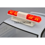RC Police Petrol Car 105 x 18mm 360 Degree LED Light Bar - Red