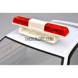 RC Police Petrol Car 105 x 18mm 360 Degree LED Light Bar - Red