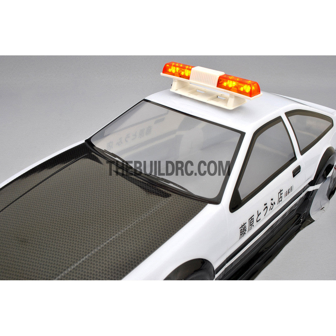 RC Police Petrol Car 105 x 18mm 360 Degree LED Light Bar - Yellow