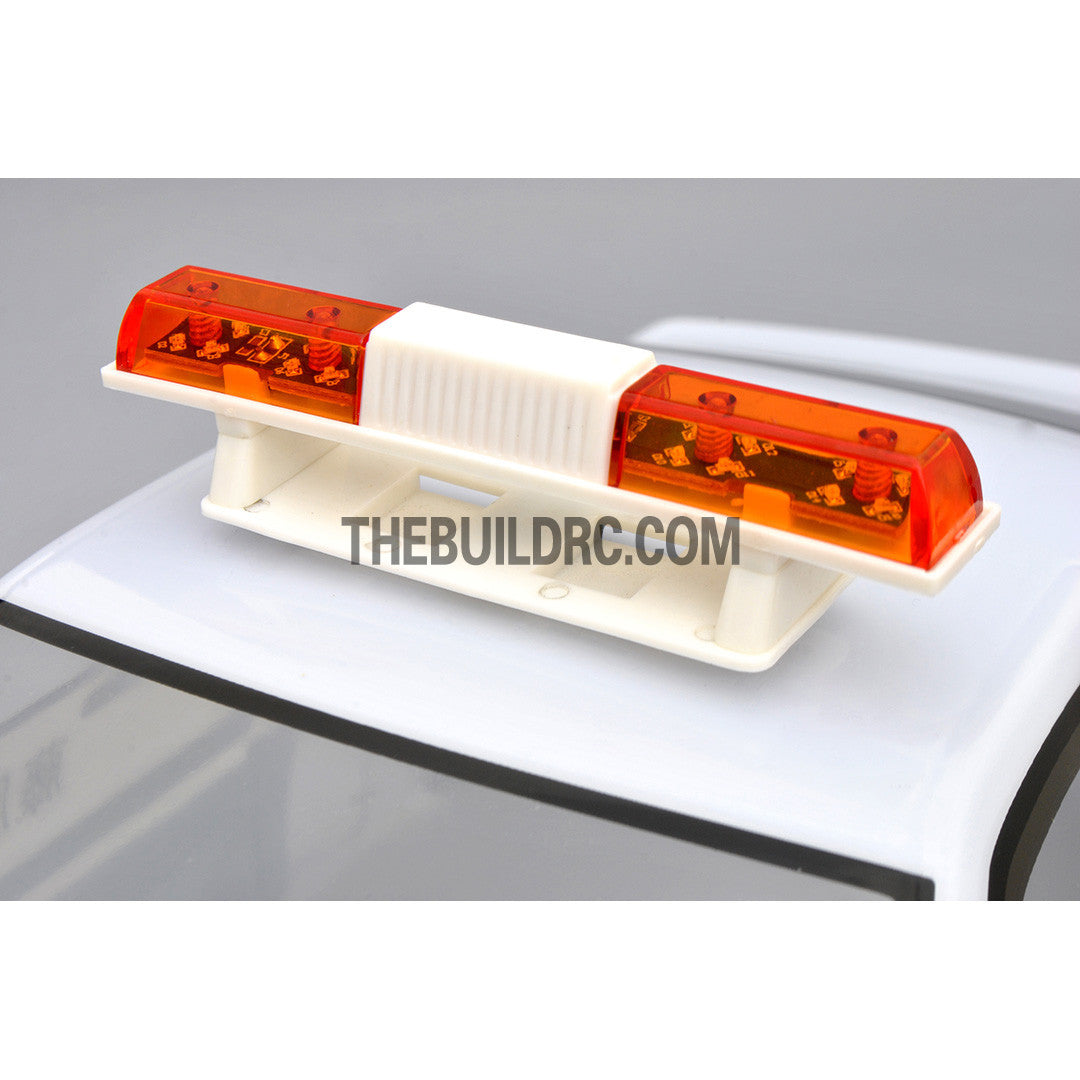 RC Police Petrol Car 105 x 18mm 360 Degree LED Light Bar - Yellow