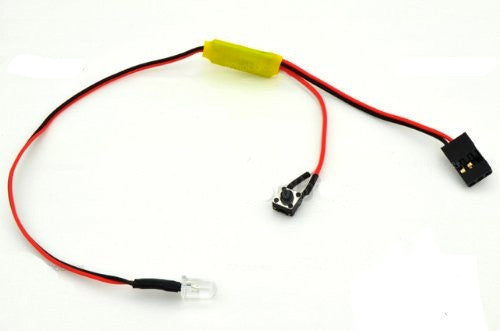 RC F-1 Car Rear Dynamic Flashing Safety Red LED Light Bulb