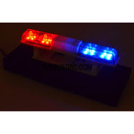 108 x 18mm Police Petrol 360?? LED Light Bar for 1/10 to 1/14 RC Car - Red / Blue