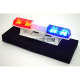 108 x 18mm Police Petrol 360?? LED Light Bar for 1/10 to 1/14 RC Car - Red / Blue