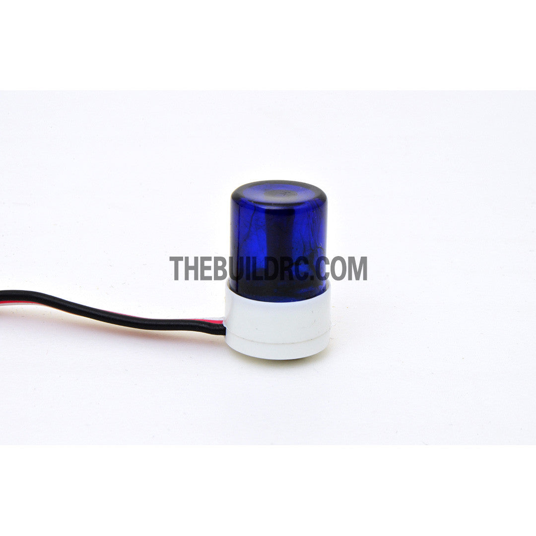 ??13.5mm Police Petrol 360?? Rotation LED Light Beacon for 1/10 to 1/14 RC Car - Blue