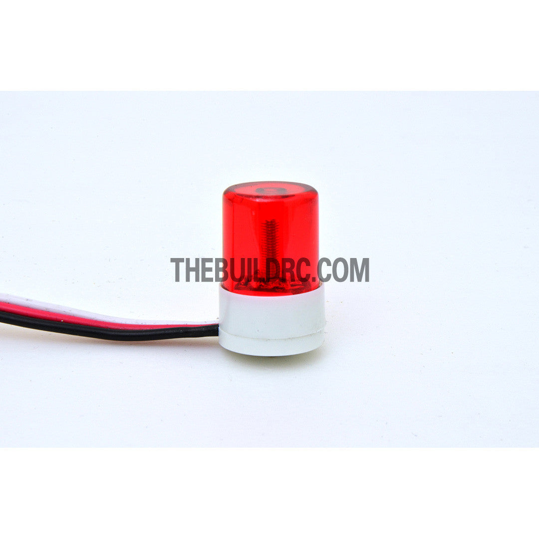 ??13.5mm Police Petrol 360?? Rotation LED Light Beacon for 1/10 to 1/14 RC Car - Red