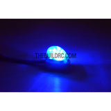 360?? Rotation Police Petrol LED Light Beacon (Oval) for 1/10 to 1/14 RC Car - Blue