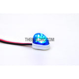 360?? Rotation Police Petrol LED Light Beacon (Oval) for 1/10 to 1/14 RC Car - Blue