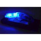 RC Police Petrol Car 103 x 40mm 360?? V-Shape LED Light Bar - Blue