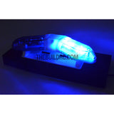 RC Police Petrol Car 103 x 40mm 360?? V-Shape LED Light Bar - Blue