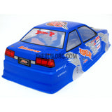 1/10 NISSAN DR86 200 SX Ogura Racing Clutch Analog 200mm PVC Printed RC Car Body - Blue