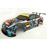 1/10 BMW M3 190mm PC Finished RC Car Body with Decal / Spoiler / Side Mirror - Hatsune Miku