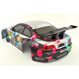 1/10 BMW M3 190mm PC Finished RC Car Body with Decal / Spoiler / Side Mirror - Hatsune Miku