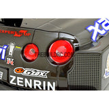 1/10 Nissan GTR R35 190mm PC Finished RC Car Body with Decal / Spoiler / Side Mirror / Light Box