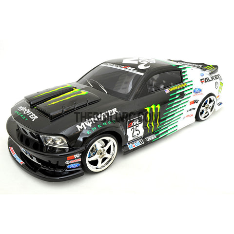 1/10 FORD Focus 66 Mustang GT350 200mm PC Finished RC Car Body with Decal / Spoiler / Light Box