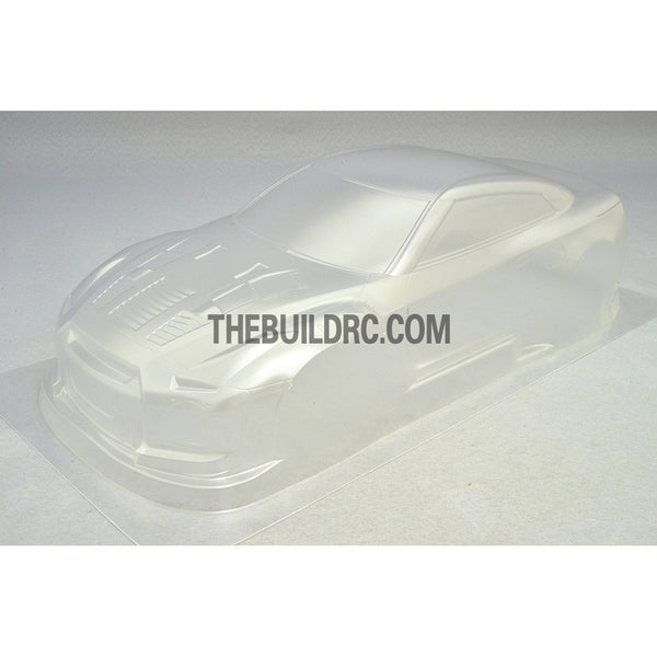 1/10 2014 Nissan GTR R35 Skyline Version 195mm PC Transparent RC Car Body With Light Box