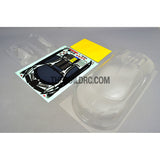 1/10 GTspirit Bugatti Veyron Special Editions 210mm PC Transparent RC Car Body With Spoiler / Light Box / Decal