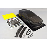 1/10 CHEVROLET Camaro PC Pre-painted 190mm RC Car Body with Carbon Fiber Hood - Black