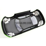1/10 Volkswagen Beetle 185mm PC Finished RC Car Body with Decal / Spoiler / Side Mirror / Light Bruckets - Green
