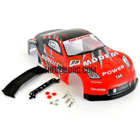 1/18 Nissan Fairlady 350Z Analog Painted RC Car Body with Rear