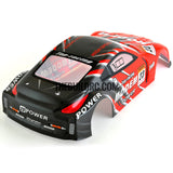 1/18 Nissan Fairlady 350Z Analog Painted RC Car Body with Rear Spoiler (Red)