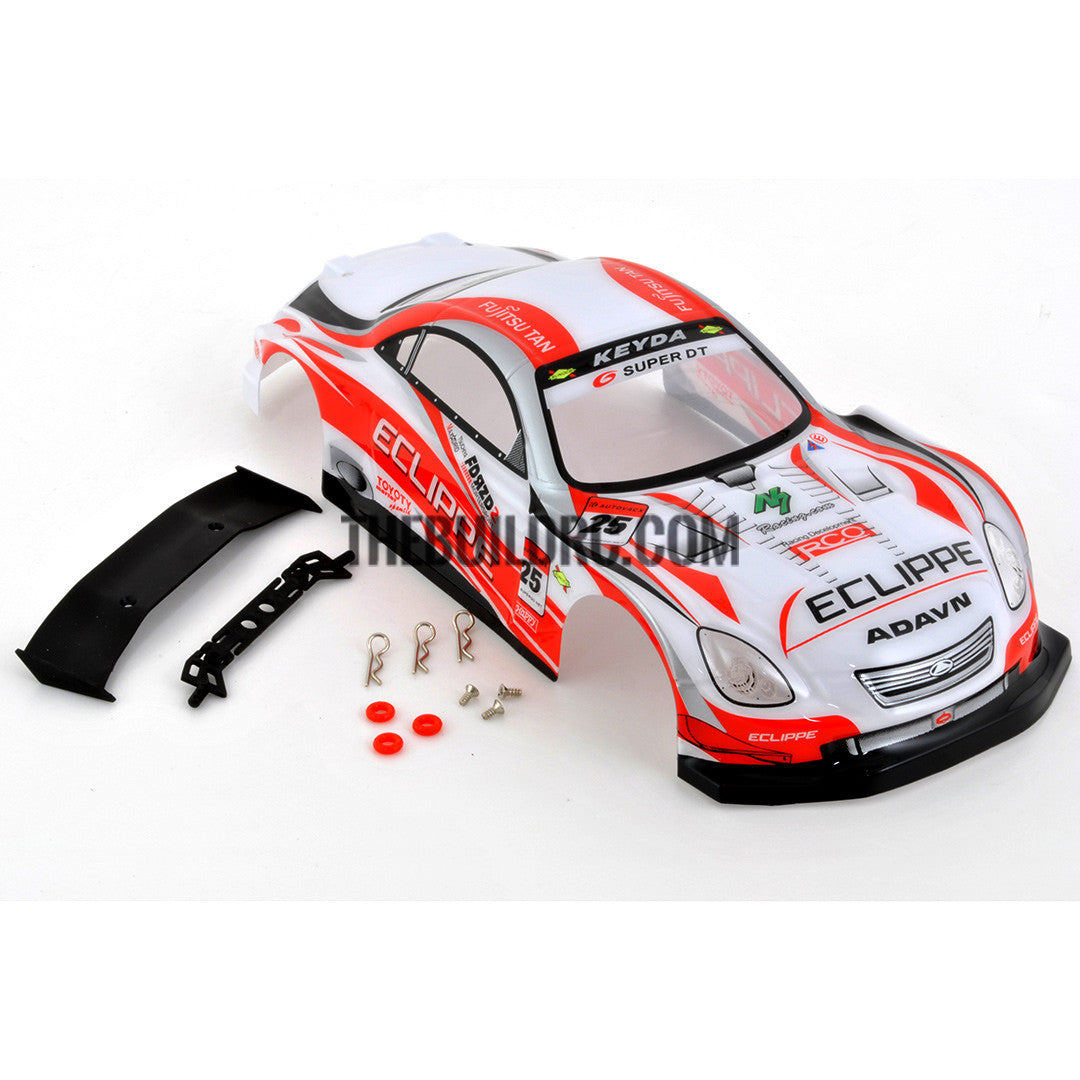 1/18 Lexus SC430 Analog Painted RC Car Body (Red)