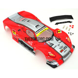 1/18 LOTUS Analog Painted RC Car Body With Rear Spoiler (Red)