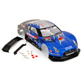 1/18 LOTUS Nissan Analog Painted RC Car Body With Rear Spoiler (Blue)