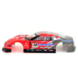 1/18 LOTUS Nissan Analog Painted RC Car Body With Rear Spoiler (Red)