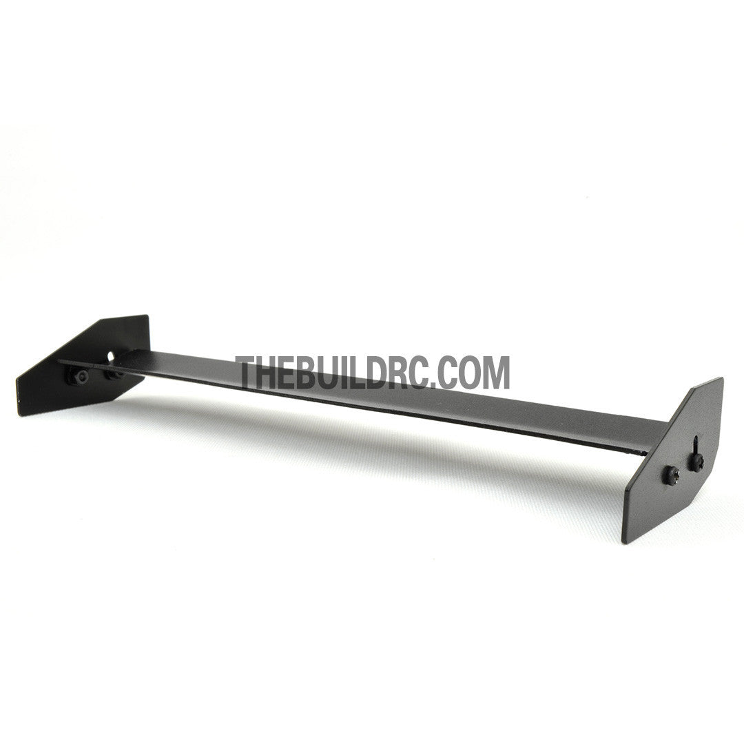 1/10 RC Racing Car 155x26mm Alloy Aluminum GT Wing Rear Spoiler - Black