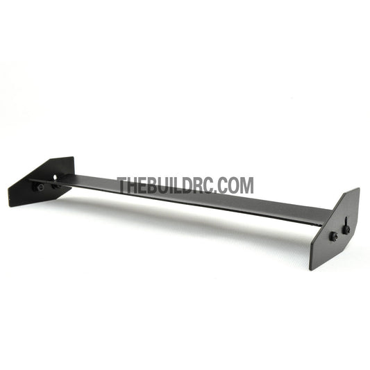 1/10 RC Racing Car 155x26mm Alloy Aluminum GT Wing Rear Spoiler - Black