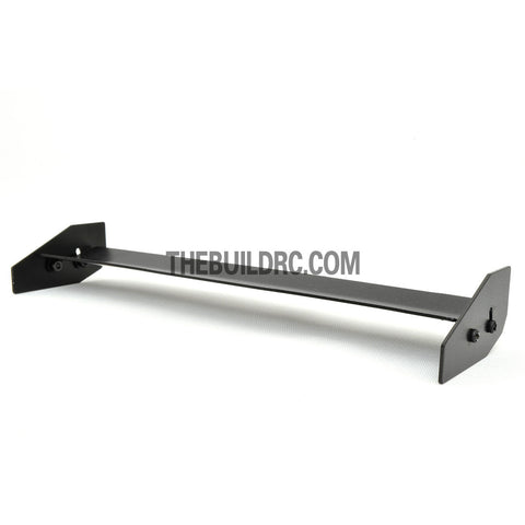 1/10 RC Racing Car 155x26mm Alloy Aluminum GT Wing Rear Spoiler - Black