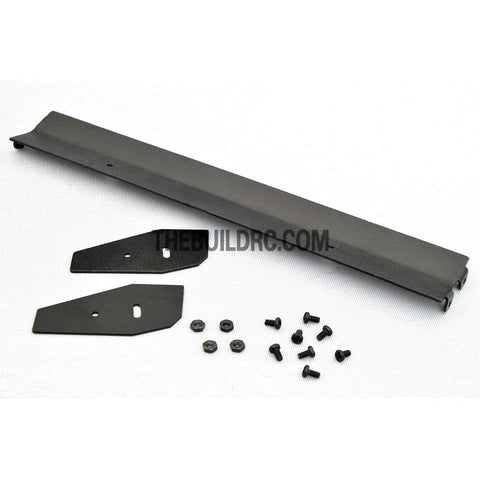 1/10 RC Racing Car 167x24mm Alloy Aluminum GT Wing Rear Spoiler - Black