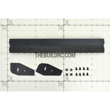 1/10 RC Racing Car 167x24mm Alloy Aluminum GT Wing Rear Spoiler - Black