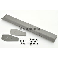 1/10 RC Racing Car 167x24mm Alloy Aluminum GT Wing Rear Spoiler - Grey