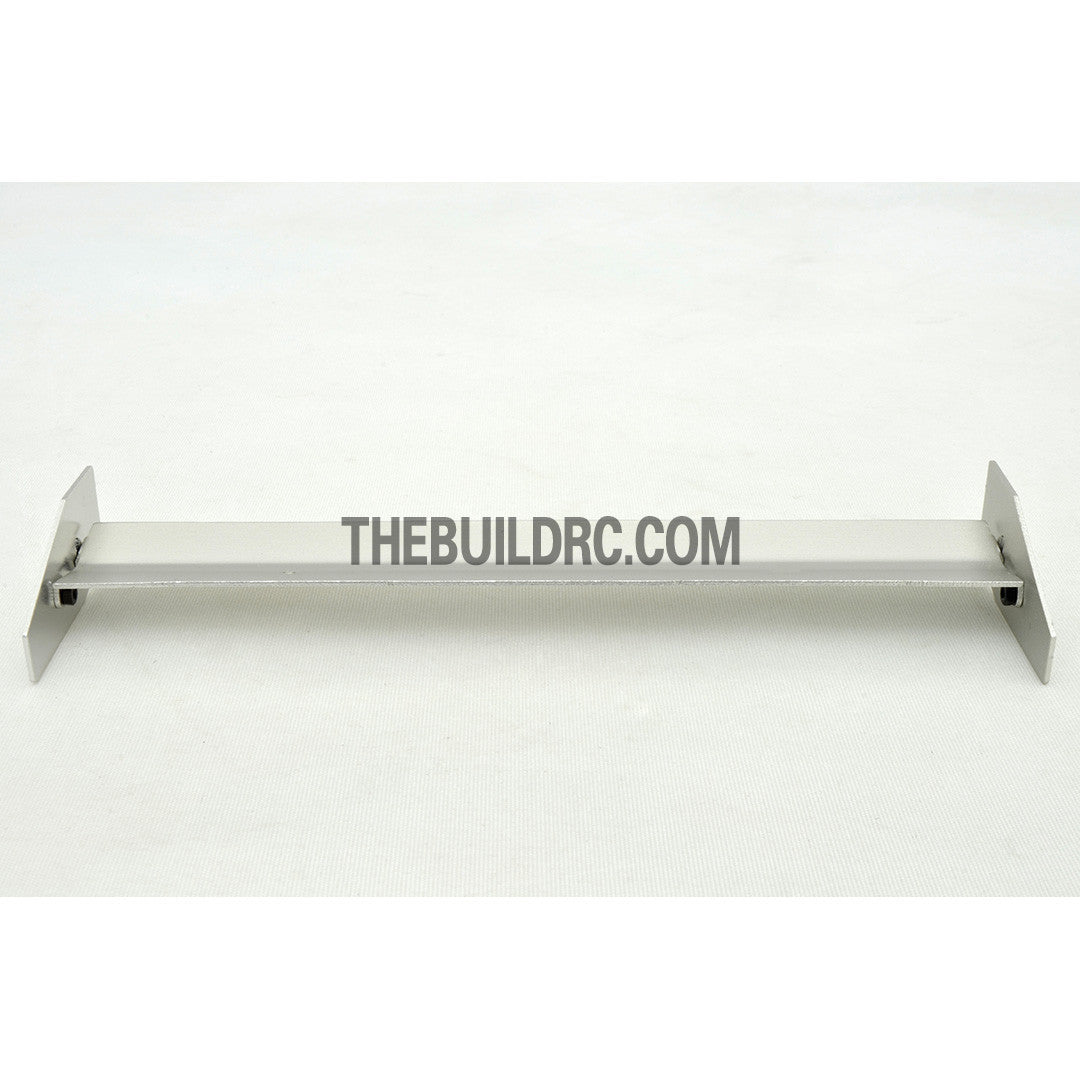 1/10 RC Racing Car 167x24mm Alloy Aluminum GT Wing Rear Spoiler - Silver