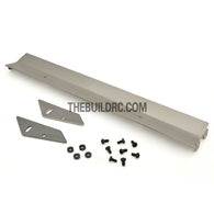 1/10 RC Racing Car 167x24mm Alloy Aluminum GT Wing Rear Spoiler - Grey