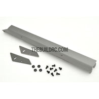 1/10 RC Racing Car 182x24mm Alloy Aluminum GT Wing Rear Spoiler - Grey