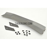 1/10 RC Racing Car 168x28mm Alloy Aluminum GT Wing Rear Spoiler - Grey