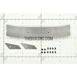 1/10 RC Racing Car 168x28mm Alloy Aluminum GT Wing Rear Spoiler - Grey