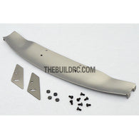 1/10 RC Racing Car 188x34mm Alloy Aluminum GT Wing Rear Spoiler - Grey