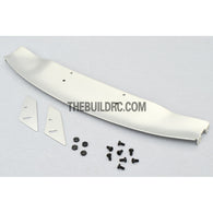 1/10 RC Racing Car 188x34mm Alloy Aluminum GT Wing Rear Spoiler - Silver