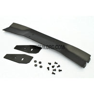 1/10 RC Racing Car 168x28mm Alloy Aluminum GT Wing Rear Spoiler - Black