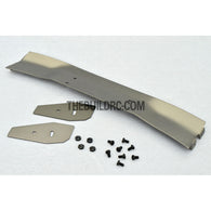 1/10 RC Racing Car 168x28mm Alloy Aluminum GT Wing Rear Spoiler - Grey