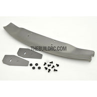 1/10 RC Racing Car 188x34mm Alloy Aluminum GT Wing Rear Spoiler - Grey