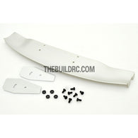1/10 RC Racing Car 188x34mm Alloy Aluminum GT Wing Rear Spoiler - Silver