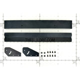 1/10 RC Racing Car 181x22mm Alloy Aluminum GT Double Wing Rear Spoiler - Black