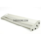 1/10 RC Racing Car 181x22mm Alloy Aluminum GT Double Wing Rear Spoiler - Silver