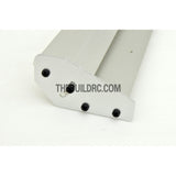 1/10 RC Racing Car 181x22mm Alloy Aluminum GT Double Wing Rear Spoiler - Silver