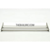 1/10 RC Racing Car 181x22mm Alloy Aluminum GT Double Wing Rear Spoiler - Silver