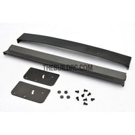 1/10 RC Racing Car 182x24mm Alloy Aluminum GT Double Wing Rear Spoiler - Black